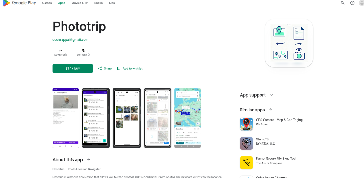 Photo Location Navigator